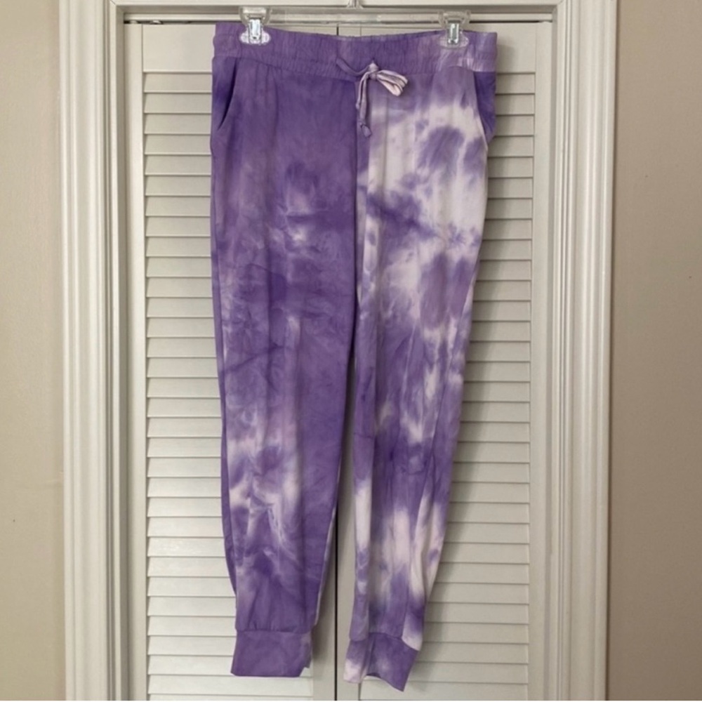 Athletex Purple Tie-Dye Joggers
